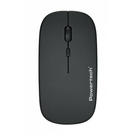 POWERTECH ασύρματο ποντίκι PT-1381, 2.4GHz & Bluetooth, έως 1600DPI, 500mAh, μαύρο