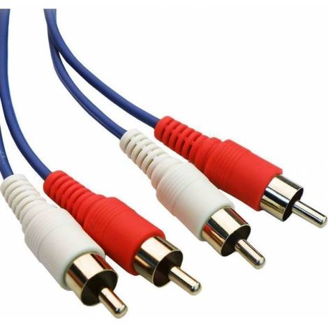 Powertech Cable 2x RCA male - 2x RCA male 1.5m (CAB-R001)