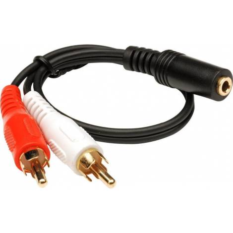Powertech Cable 3.5mm female - RCA male 5m (CAB-R017)