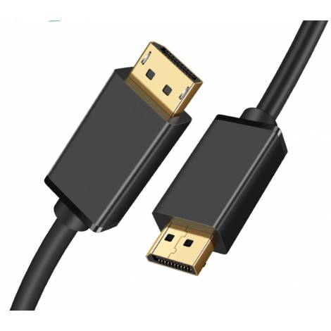Powertech Cable DisplayPort male - DisplayPort male 5m Μαύρο (CAB-DP042)