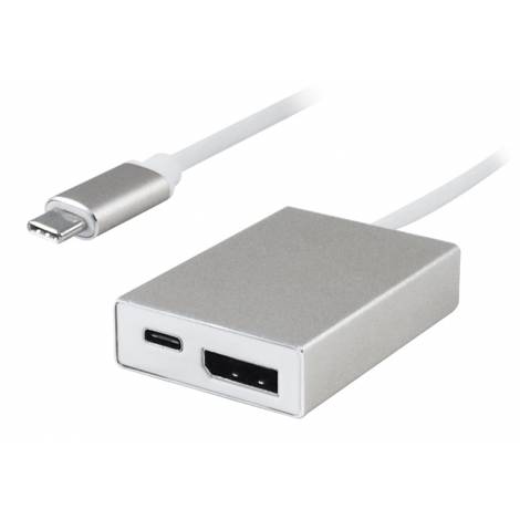 POWERTECH converter Type-C σε DisplayPort + Type-C + USB 3.0 (PTH-040)
