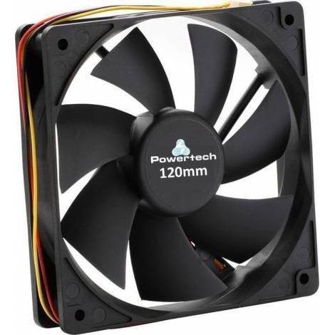 Powertech Fan PT-156, 120 x 120 x 25mm, 3pin & 4 βίδες (PT-156)