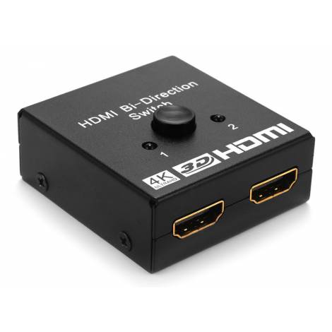 POWERTECH HDMI Bi-Direction switch 2 σε 1, 4K x 2K & 3D, μαύρο CAB-H112 | 28197