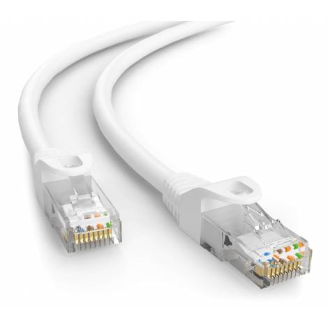 POWERTECH καλώδιο δικτύου CAB-N455, Cat 5e U/UTP, CCA, 100Hz, 1.5m, λευκό