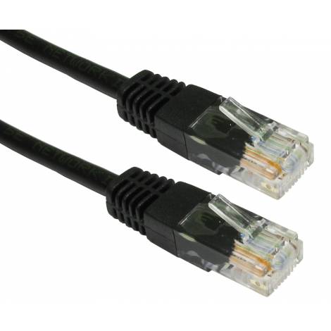 POWERTECH Καλώδιο δικτύου UTP cat 5e, 2m, Black (CAB-N002) ethernet cable