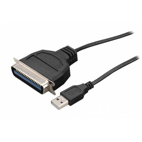 Powertech Καλώδιο USB 2.0 σε Παράλληλο 36pin male, 1.5m, Black (CAB-U071)