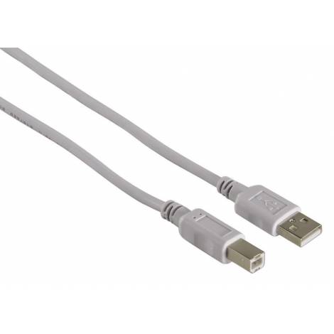 POWERTECH Καλώδιο USB 2.0 σε USB Type Β, 3m, γκρι (CAB-U077)