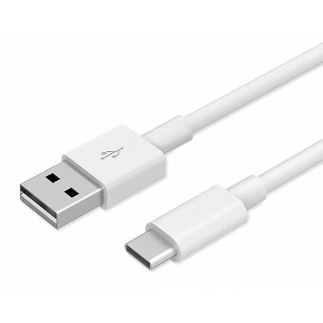 POWERTECH Καλώδιο USB 2.0 σε USB Type C, 1m, White (CAB-UC010)