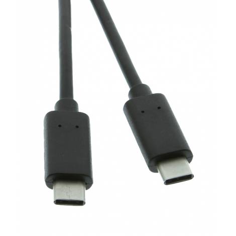 POWERTECH Καλώδιο USB 2.0 Type-C σε Type C, 1m, Black (CAB-UC009)