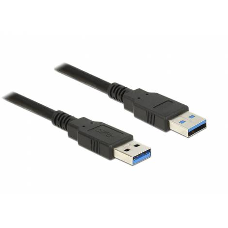 POWERTECH Καλώδιο USB 3.0 (A) σε USB 3.0 (A), 1.5m, μαύρο (CAB-U106)