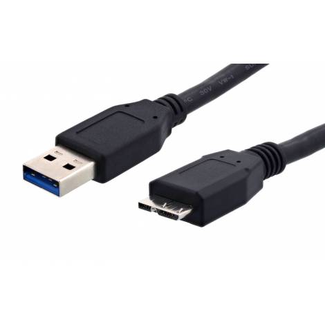 POWERTECH καλώδιο USB 3.0 σε Micro USB CAB-U004, SuperSpeed, 1.5m, μαύρο