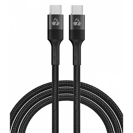 POWERTECH καλώδιο USB-C PTR-0201, PD 60W, 480Mbps, 1m, μαύρο