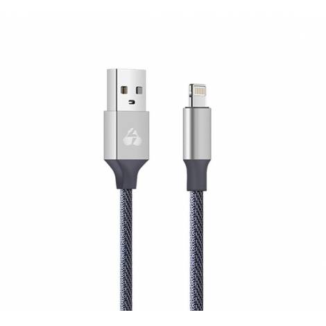 POWERTECH Καλώδιο USB σε Lightning eco small (PTR-0049) copper, 1m, ασημί
