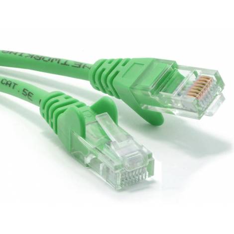 POWERTECH Καλώδιο UTP Cat 5e, CCA, 0.5m, Green (CAB-N050) ethernet cable