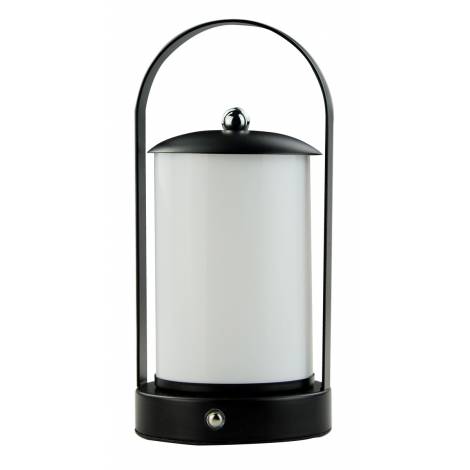 POWERTECH LED επιτραπέζιο φωτιστικό HLL-0192 με λαβή, ρυθμιζόμενο, επαναφορτιζόμενο, μαύρο