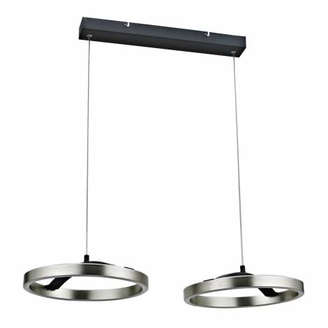 POWERTECH LED φωτιστικό οροφής HLL-0203, 42W, 4000K, 70x30x120cm, ασημί/μαύρο