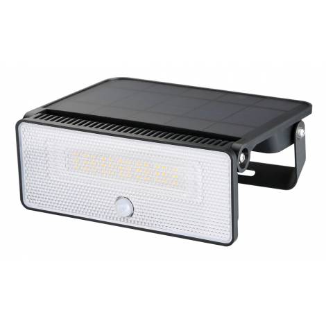 POWERTECH LED ηλιακό φωτιστικό PT-1518 με αισθητήρα κίνησης, 12W, 3600mAh, μαύρο