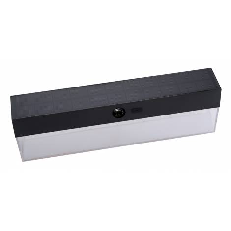 POWERTECH LED ηλιακό φωτιστικό PT-1521 με αισθητήρα κίνησης, 4W, 2000mAh, μαύρο