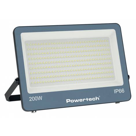 POWERTECH LED προβολέας PT-1619, 200W, 4000K, 18000lm, IP66, 6KV