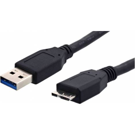 Powertech Regular USB 3.0 to micro USB-B Cable Μαύρο 1.5m (CAB-U004)