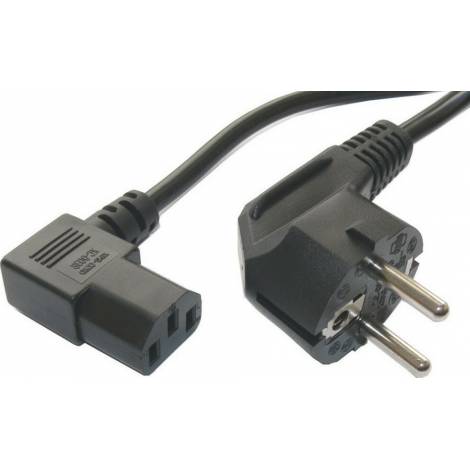 Powertech Schuko - IEC C13 Cable 1.5m Μαύρο (CAB-P003)