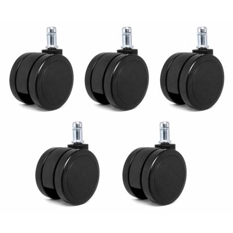 POWERTECH σετ ανταλλακτικά ροδάκια για PT-1390 καρέκλα γραφείου, 5τμχ