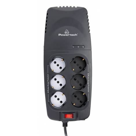 POWERTECH σταθεροποιητής ρεύματος PT-1496, 2000VA/1000W, 6x schuko
