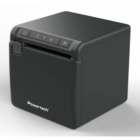 POWERTECH θερμικός εκτυπωτής αποδείξεων PT-1507, USB/Ethernet/Serial, auto cutter, μαύρος