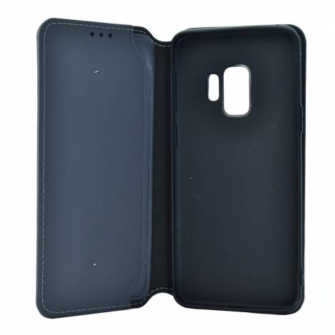 POWERTECH Θήκη Slim Leather για Samsung S9, γκρι  Μob-1179