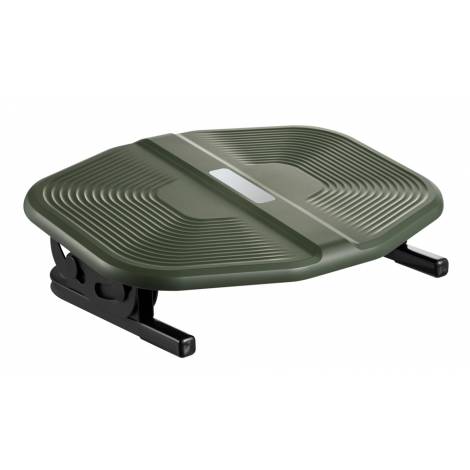 POWERTECH υποπόδιο γραφείου PT-1566 με ρυθμιζόμενη κλίση, μαύρο/λαδί