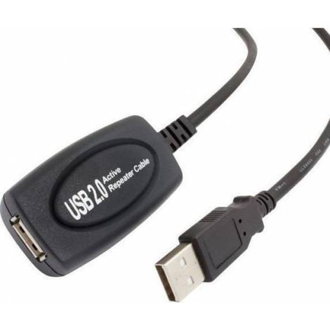 Powertech USB 2.0 Cable USB-A male - USB-A female 25m (CAB-U056)