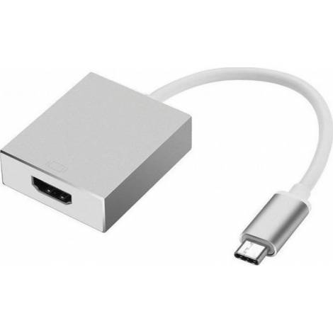 Powertech USB-C male - HDMI female (CAB-UC006)