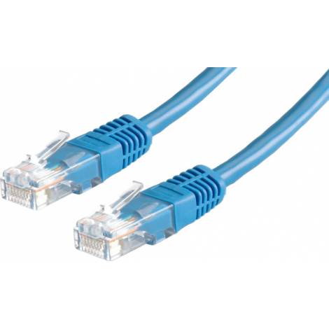 Powertech U/UTP Cat.5e Cable 0.5m Μπλε (CAB-N179)