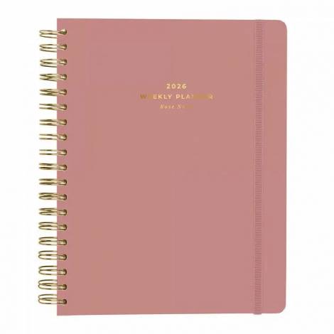 Premium Εβδομαδιαίο Ημερολόγιο 2026 12μηνο Σπιράλ 18Χ21,5εκ BAMBINA ROSE NUDE by Kokonote