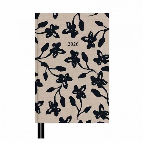 Premium Εβδομαδιαίο Ημερολόγιο 2026 Ετήσιο 13x19,5εκ CLASSY MIDNIGHT DAHLIA by Kokonote