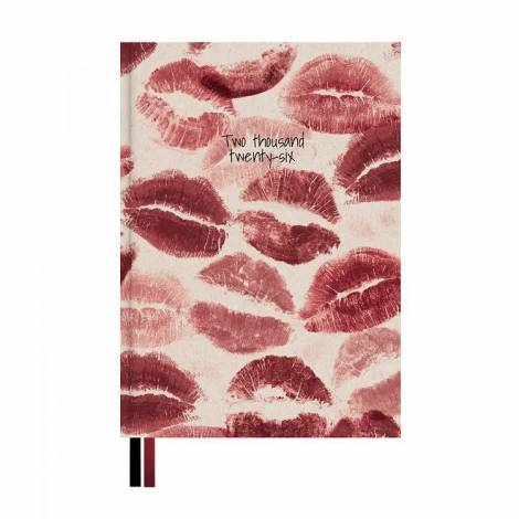 Premium Εβδομαδιαίο Ημερολόγιο 2026 Ετήσιο 15X21,5εκ GAIA CHERRY LIPS by Kokonote