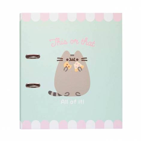 Premium Κλασέρ με Κλιπ 2 κρίκων PUSHEEN Foodie Collection 21X29 (Α4) Με κλιπ