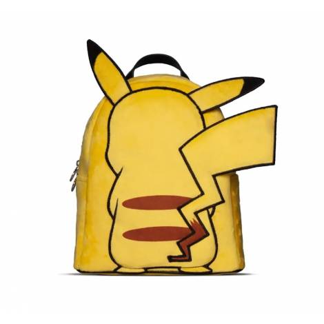Premium Τσάντα Πλάτης Λούτρινη POKEMON Pikachu