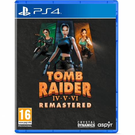 PS4 TOMB RAIDER IV-VIREMASTERED STARRING LARA CROFT