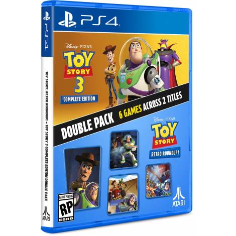 PS4 TOY STORY RETRO ROUNDUP + TOY STORY 3 COMPLETE EDITION DOUBLE PACK