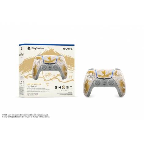 PS5 SONY DUALSENSE CONTROLLER GHOST OF YOYEI GOLD