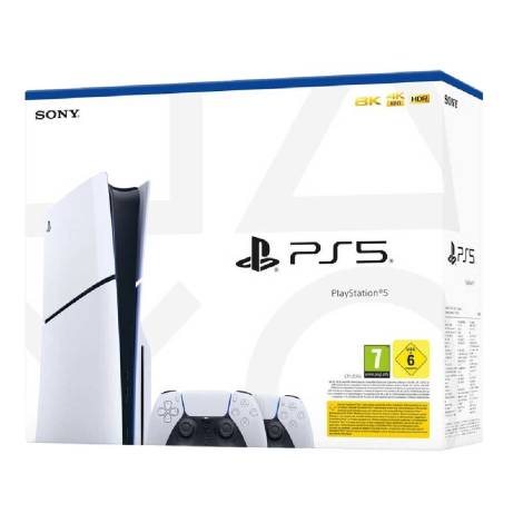 PS5 Sony PlayStation 5 Console Slim 1TB (Blu ray) (2 Χειριστήρια)