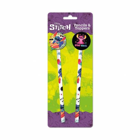 Pyramid Disney: Lilo And Stitch Pencils - Acid Pops Pencils And Toppers 2Pk (SR74408)