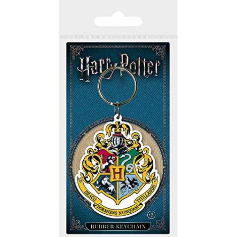 Pyramid Harry Potter - Hogwarts Crest Rubber Keychain (RK38453C)