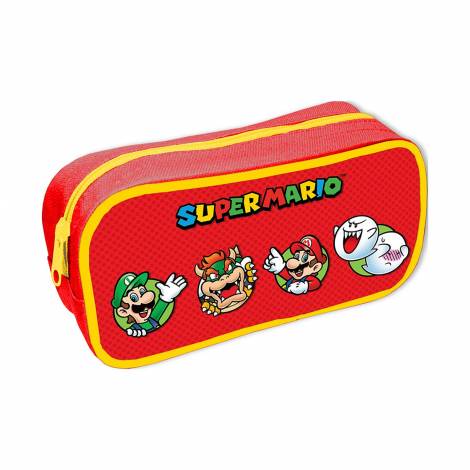 Pyramid Nintendo: Super Mario - Core Character Circles Rectangle Pencil Case (SR73309)