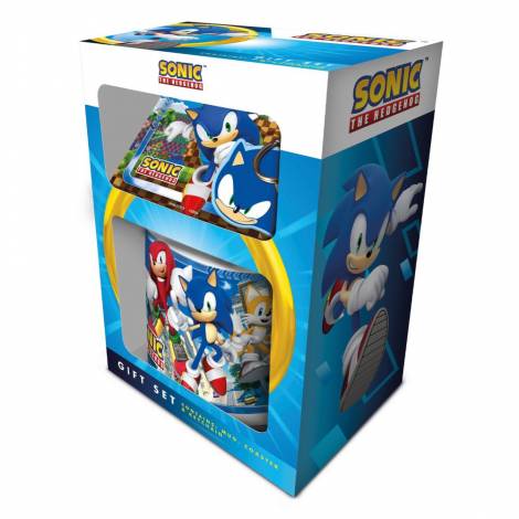 Pyramid Sonic The Hedgehog Gift Set Mug Coaster Keychain Gift Set (GP86530)