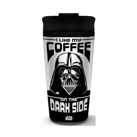 Pyramid Star Wars (I Like My Coffee on the Dark Side) Metal Travel Mug (MTM25709)