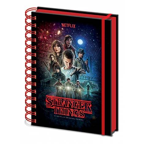 Pyramid Stranger Things - One Sheet A5 Wiro Notebook (SR72776)
