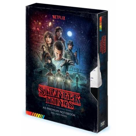 Pyramid Stranger Things - VHS Premium A5 Notebook (SR72775)