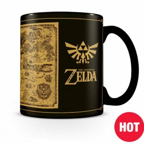 Pyramid The Legend Of Zelda (Map Silhouette) Heat Change Mug (SCMG24878)